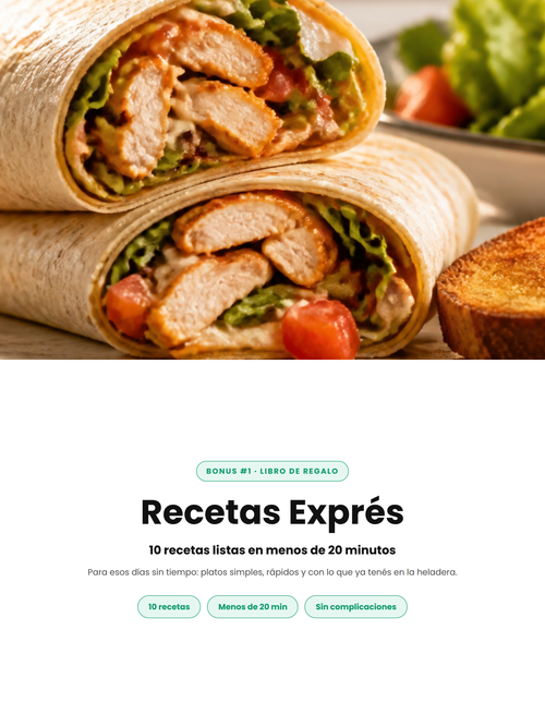 Bonus #1 - Recetas Exprés